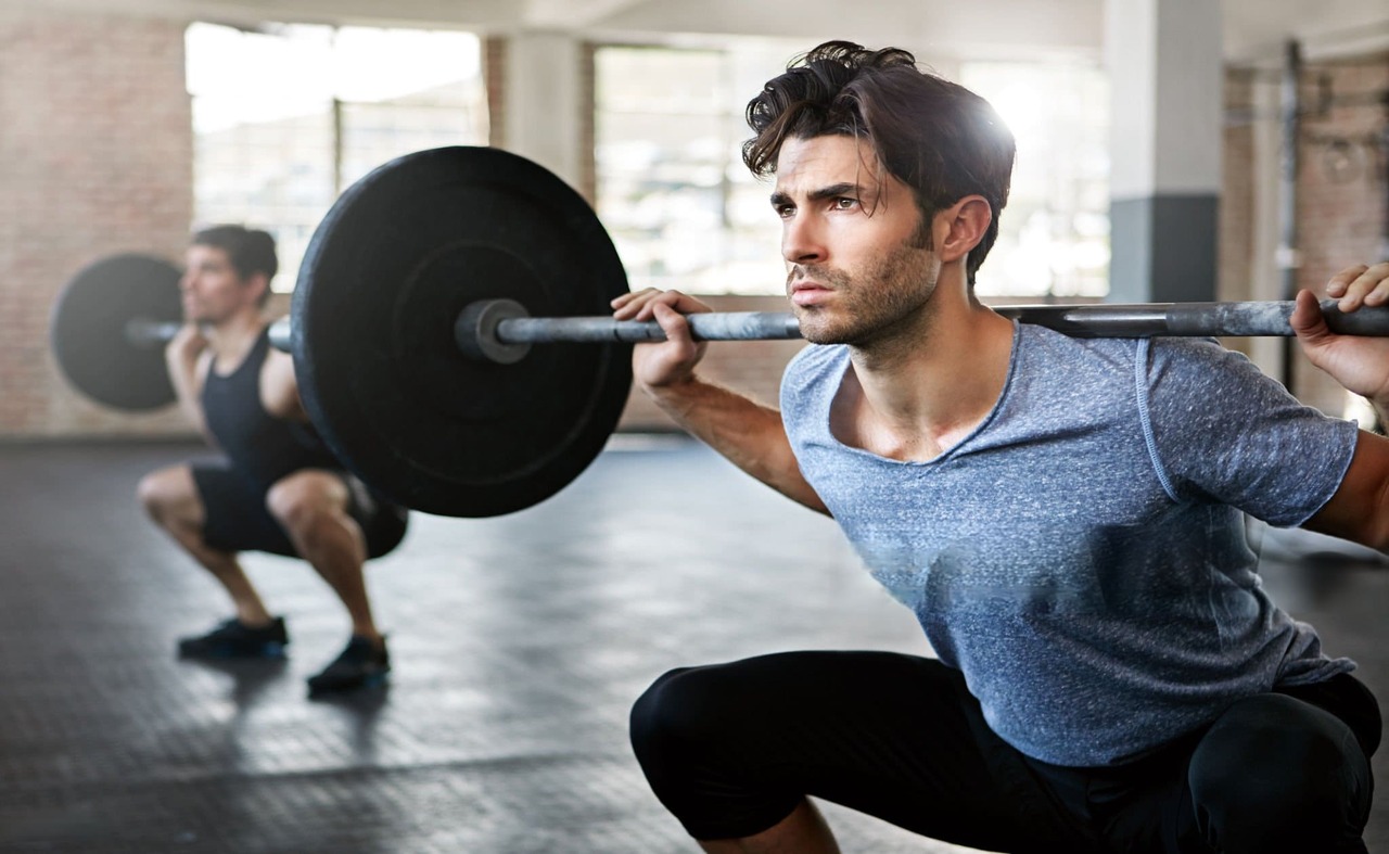 Entrenamiento grupal para hombres
