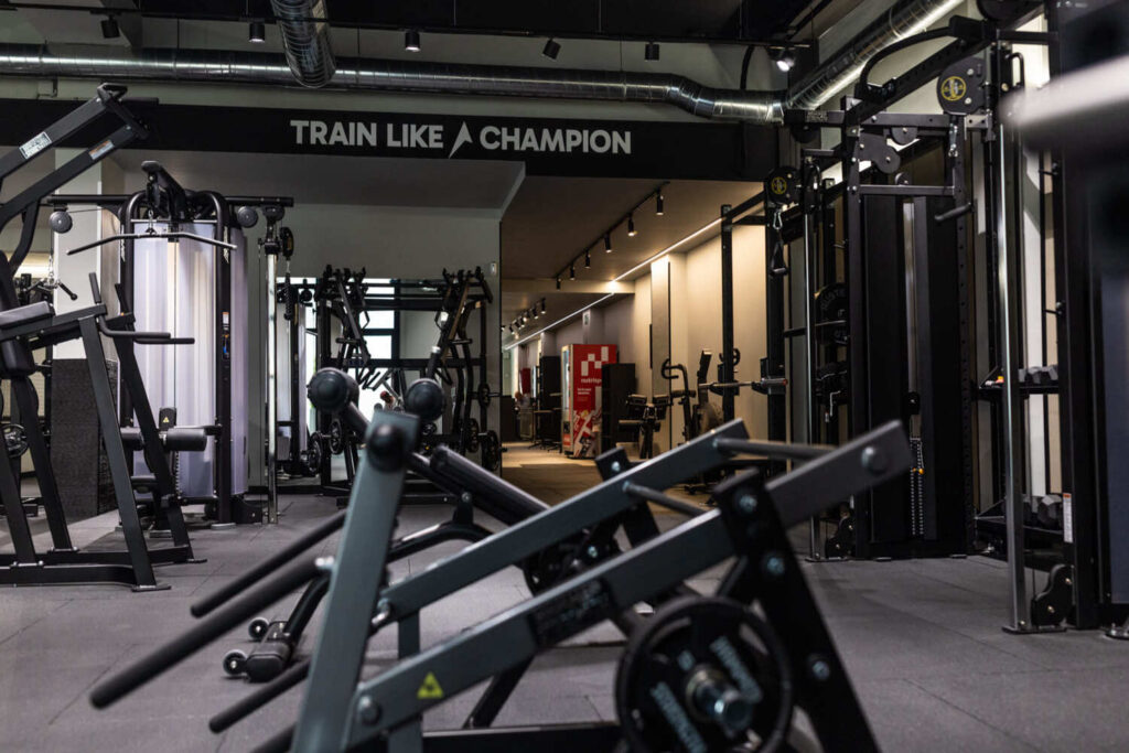 Zona de entrenamiento de fuerza